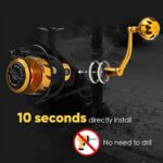 gomexus Water drop wheel rocker arm#color_Gold Handle