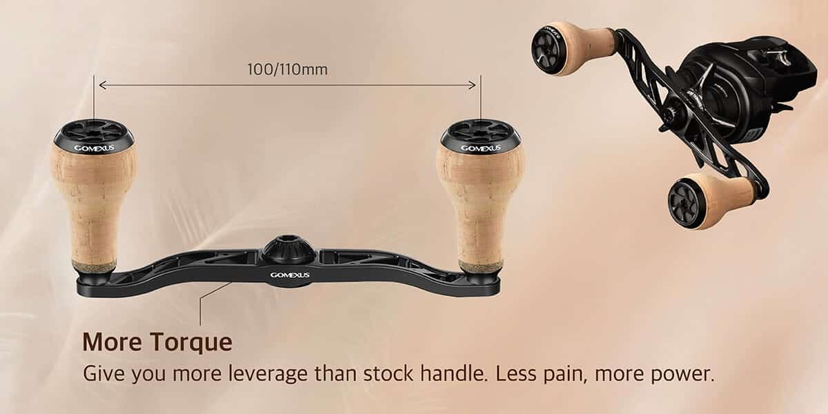 Gomexus BDH-CA27 Aluminum Handle with Cork Knob 3 more torque