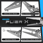 Gomexus Titanium Fishing Pliers 7.5'' Never Rust Split Ring Design - Image 9