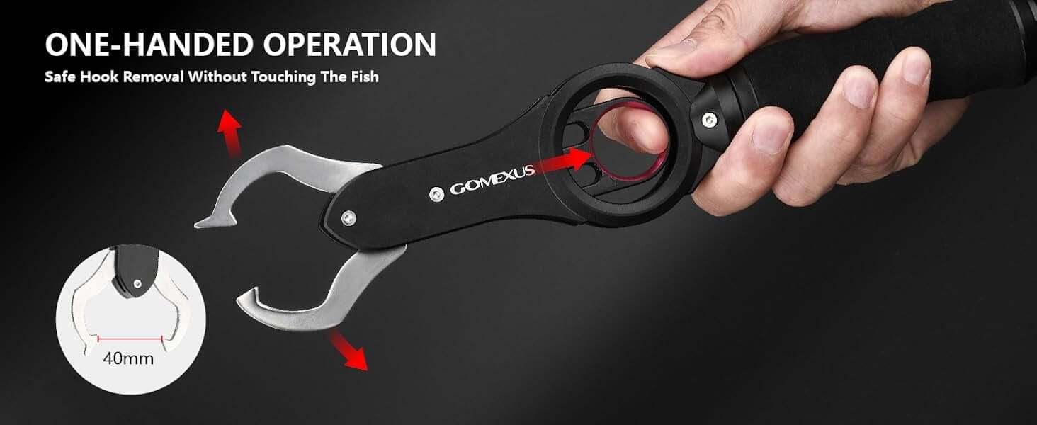 Gomexus Aluminum Fish Gripper with Scale 4 Griperfunction1