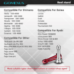 Gomexus Aluminum Reel Stand 42mm R1 - Image 11