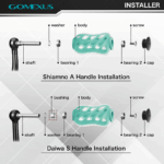 Gomexus TPE Reel Knob 20mm S20 - Image 11
