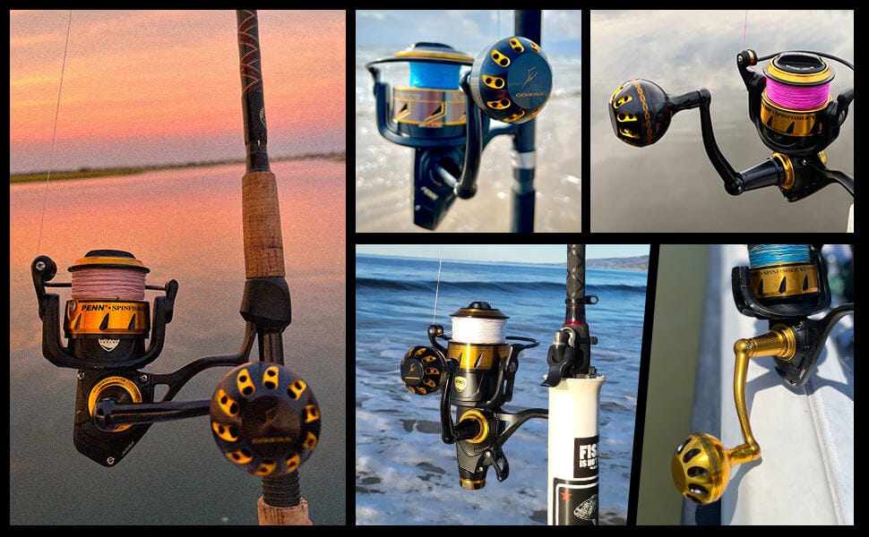 Gomexus handle for penn spinfisher