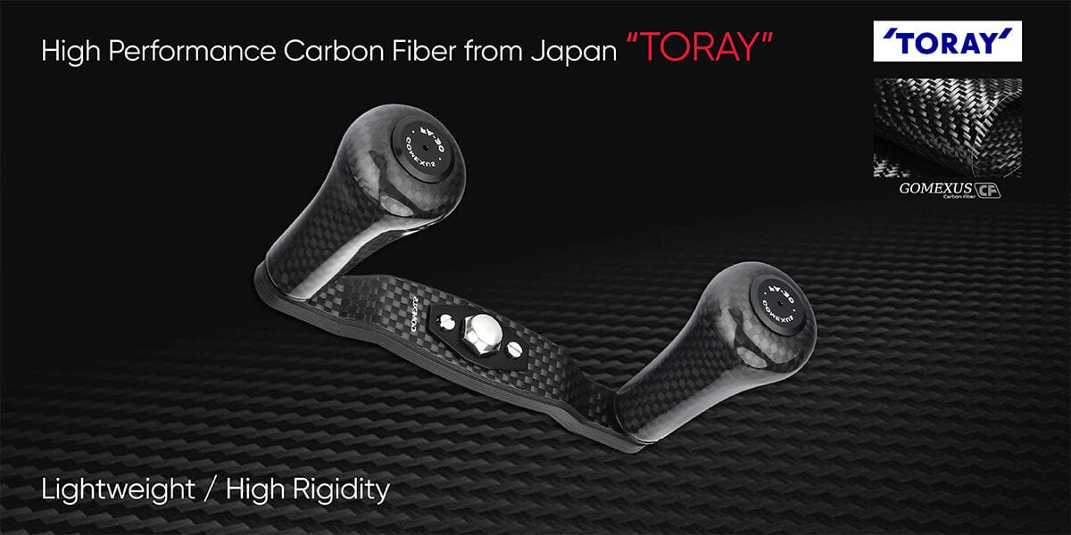 Gomexus DC-FA30 Carbon Handle with Carbon Knob 2 Gomexus Toray carbon
