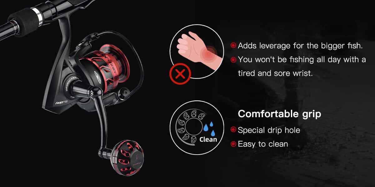 Comfortable grip for Penn Fierce
