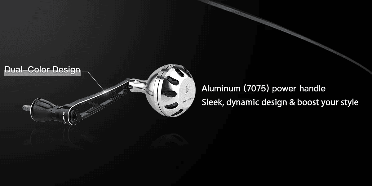 Gomexus CJ70-Aknob Aluminum Handle for Shimano Saragosa/Twinpower SW 3 cj70
