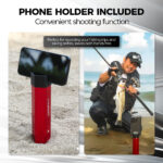 Gomexus SURF DREAM Surf Fishing Rod Holder with Phone Holder Hexagonal Anti-Tip Beach Rod Stand - Image 14